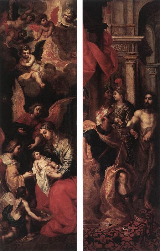 BALEN, Hendrick van Wings of an Altarpiece dd